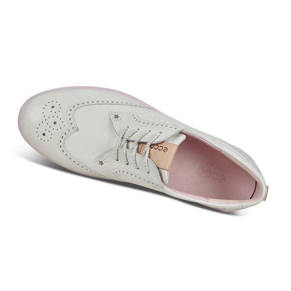 Ecco Spikeless S-classic Golfsko Dame Hvite | NO 133PJJ